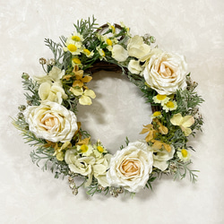 ◯専用ページです◯アーティフィシャルフラワーリース アーティフィシャルフラワー リース 23センチ リース Fleur de E