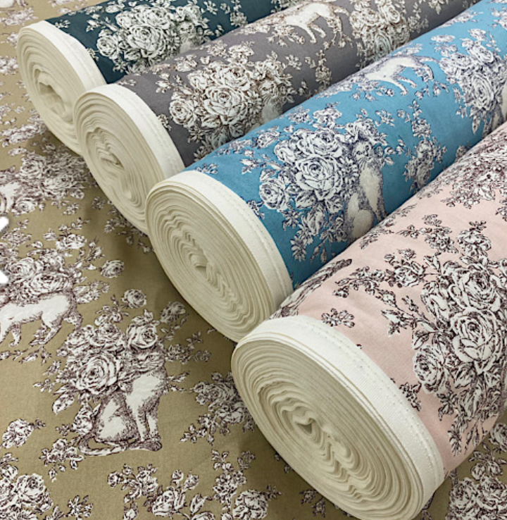 ロイヤルキャット柄【オーダー生地見本】