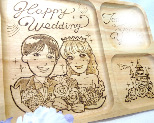 【婆さんさま確認専用画面♪】 ギフト ウッドバーニング イラスト 名入れ 婆さんさま確認専用画面♪】 ギフト ウッドバーニング イラスト 名入れ