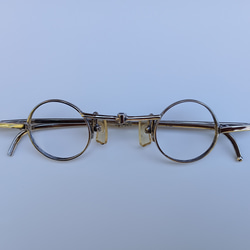 丸眼鏡フレーム　純銀925　男女兼用 2枚目の画像