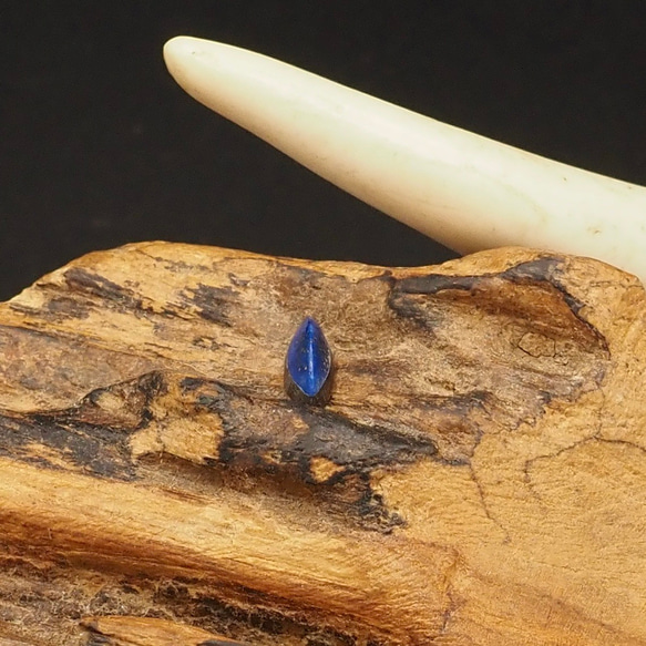 0,5ct Lapis Lazuriラピスラズリ ナチュラル ルース LL-4 天然石 誕生石 ハンドメイド材料 2枚目の画像