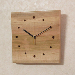 天然木《山桜》木製時計5（掛け時計） 2枚目の画像
