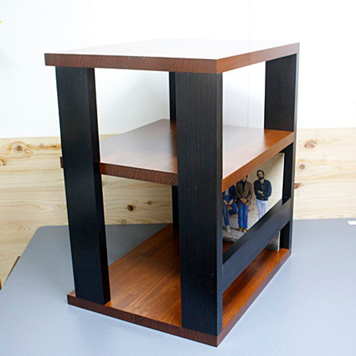 木製（無垢材）オーディオラック2色タイプ1R3 下段レコード用 注文