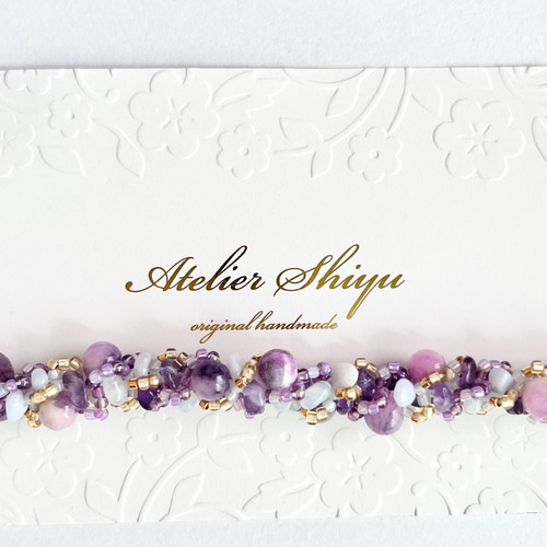 人気】『藤の花』 ブレスレット shiyu 通販 15121630｜Creema(クリーマ