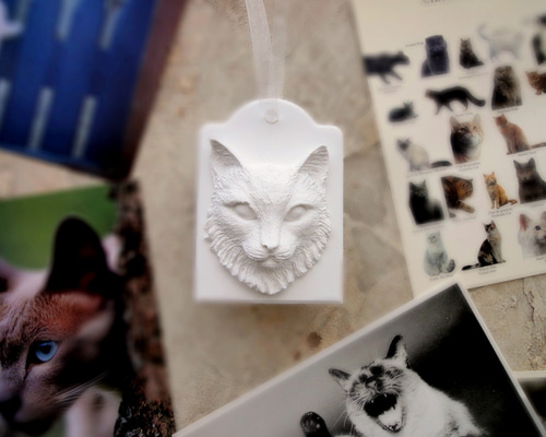 アロマストーンで再現する 猫の肖像 □ 長毛種 ：ラグドール、メイン