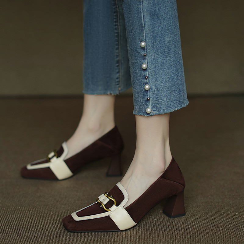 ヒールローヒール パンプスヒール パンプス 靴 可愛い 靴 レディース シューズ 革靴 レディース ハイヒール 贈り物