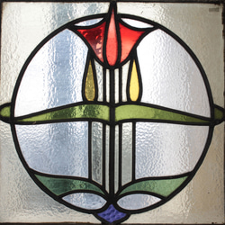 アンティーク ステンドグラス wsan-17545　イギリス　ビンテージ　ステンドガラス 4枚目の画像
