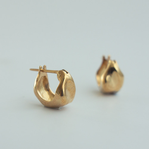 クラウドピアス gold plating K18(SV925) ピアス（スタッド・一