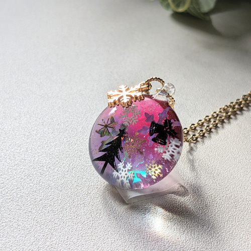 【気質アップ】 ☆Sale☆¥3400→¥3000【¥5000で送料無料】レジンアクセサリー ネックレス・ペンダント