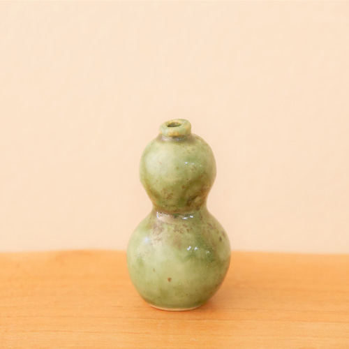 陶器 花瓶 一点物 花瓶 陶器の花器 一輪挿し NO－5 オレンジ色