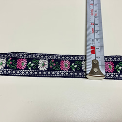 花柄　刺繍トリム　T0004 3枚目の画像