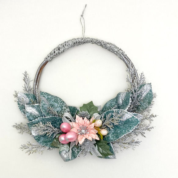 3.かクリスマスハーフリース クリスマスハーフリース リース Flower-style Alice 通販