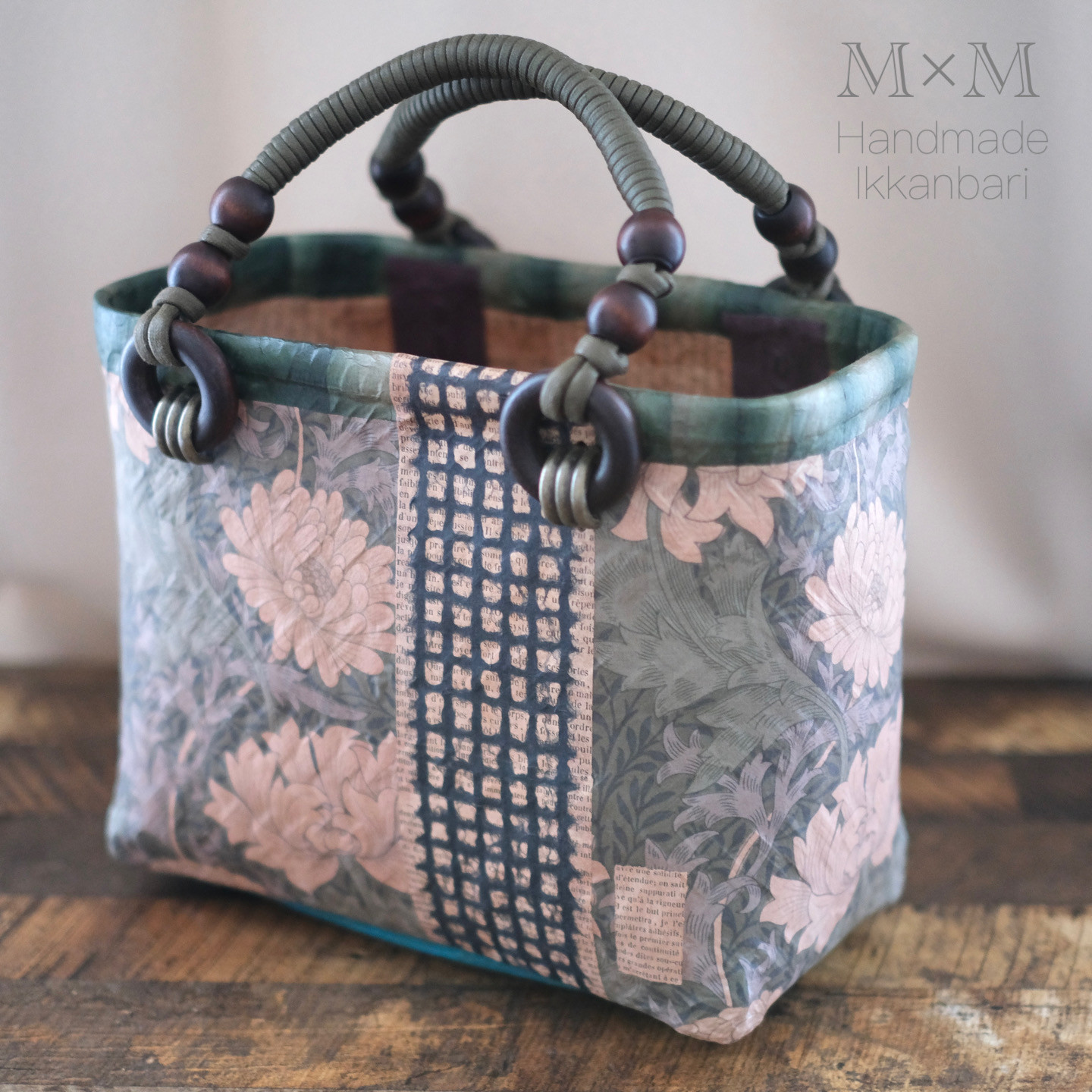 ◇送料込み◇一閑張り◇ウィリアムモリス ブルー系