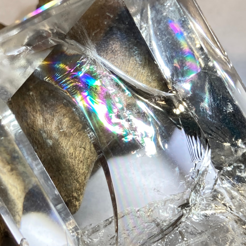 レインボークォーツ✨万華鏡 クリスタル 水晶 ポイント 天然石