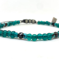 【BG】Oldgrass beads bracelet 〈BG22B0003〉メンズブレスレット 2枚目の画像