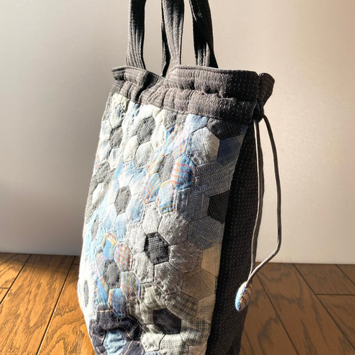 パッチワークキルトバッグ パッチワーク パッチワークバッグ トート