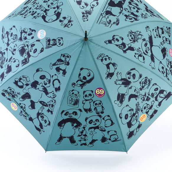 チャンキー松本 デザイン KASANOWA-Mine-傘「パンダ」 4枚目の画像