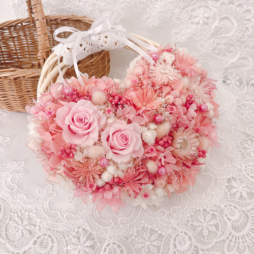①＊ラブリーピンク色のハートリース＊シーグラスアート 61PZhXwKdYL._UF894,1000_QL80_.jpg