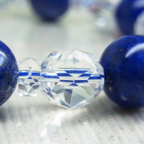 高品質 大粒ラピスラズリ 宝石質スターカット 天然水晶 幸せの呼び込み  