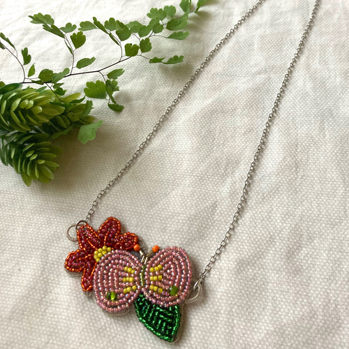 SWAROVSKI スワロフスキー フラワー ネックレス クリスタル