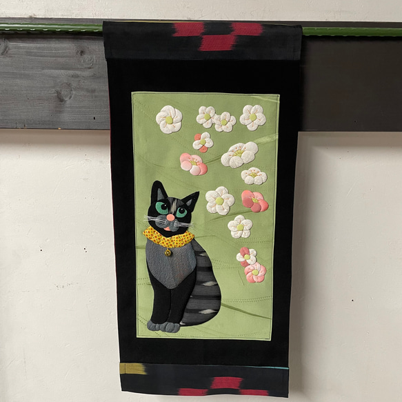 【キット】梅愛でる猫【押し絵】 7枚目の画像