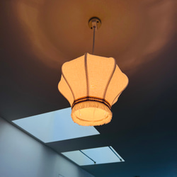 王冠ペンダントライト 1灯式 天井照明 クラウン リビング 寝室 和室 LED照明 シンプル 3枚目の画像