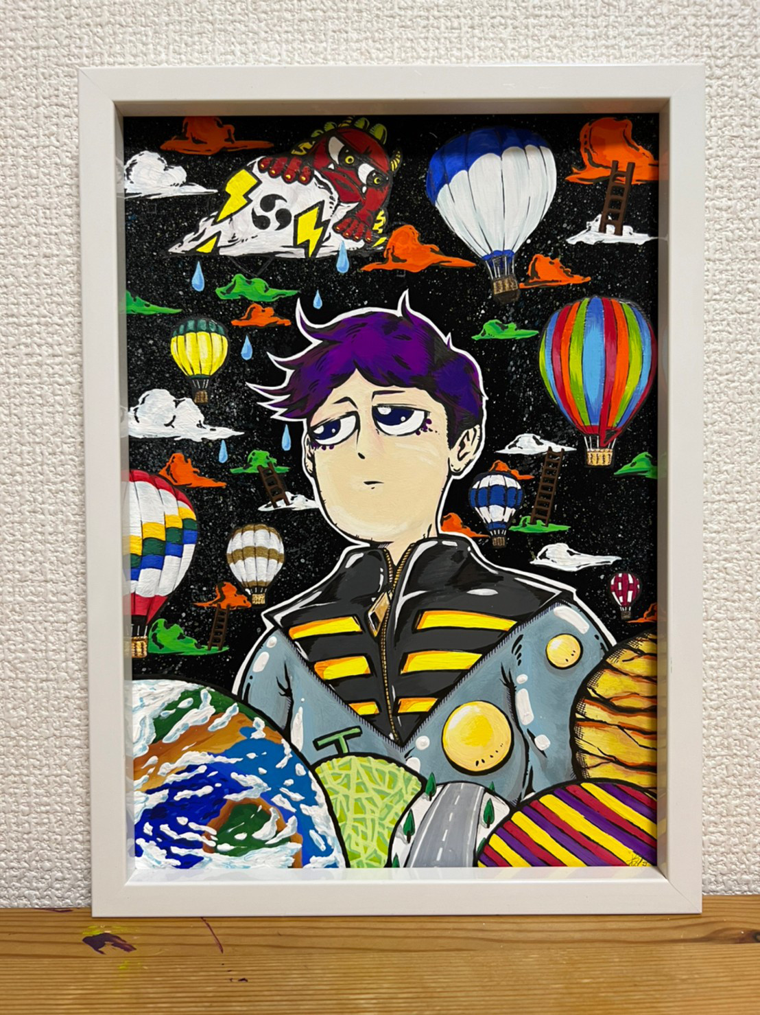 手描きイラスト「孤独宇宙旅行　〜mistero〜」