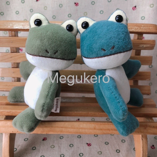 カエル 『ケロぴょん』 No.1 ぬいぐるみ Megukero 通販 15125645