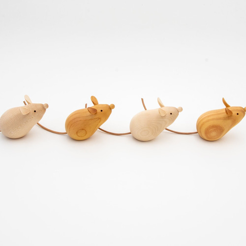 ネズミの装飾品 つるし飾りパーツキット・俵ねずみ |生地 和柄/和布/ちりめん手芸通販