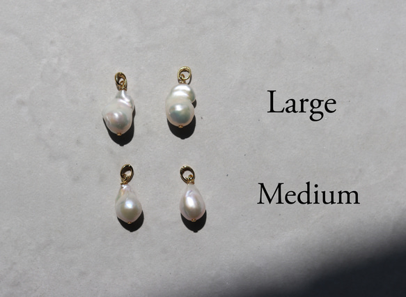 【限量套裝】Perle de blanc 珠寶 14kgf &amp; 牡蠣項鍊 2 件套 第17張的照片