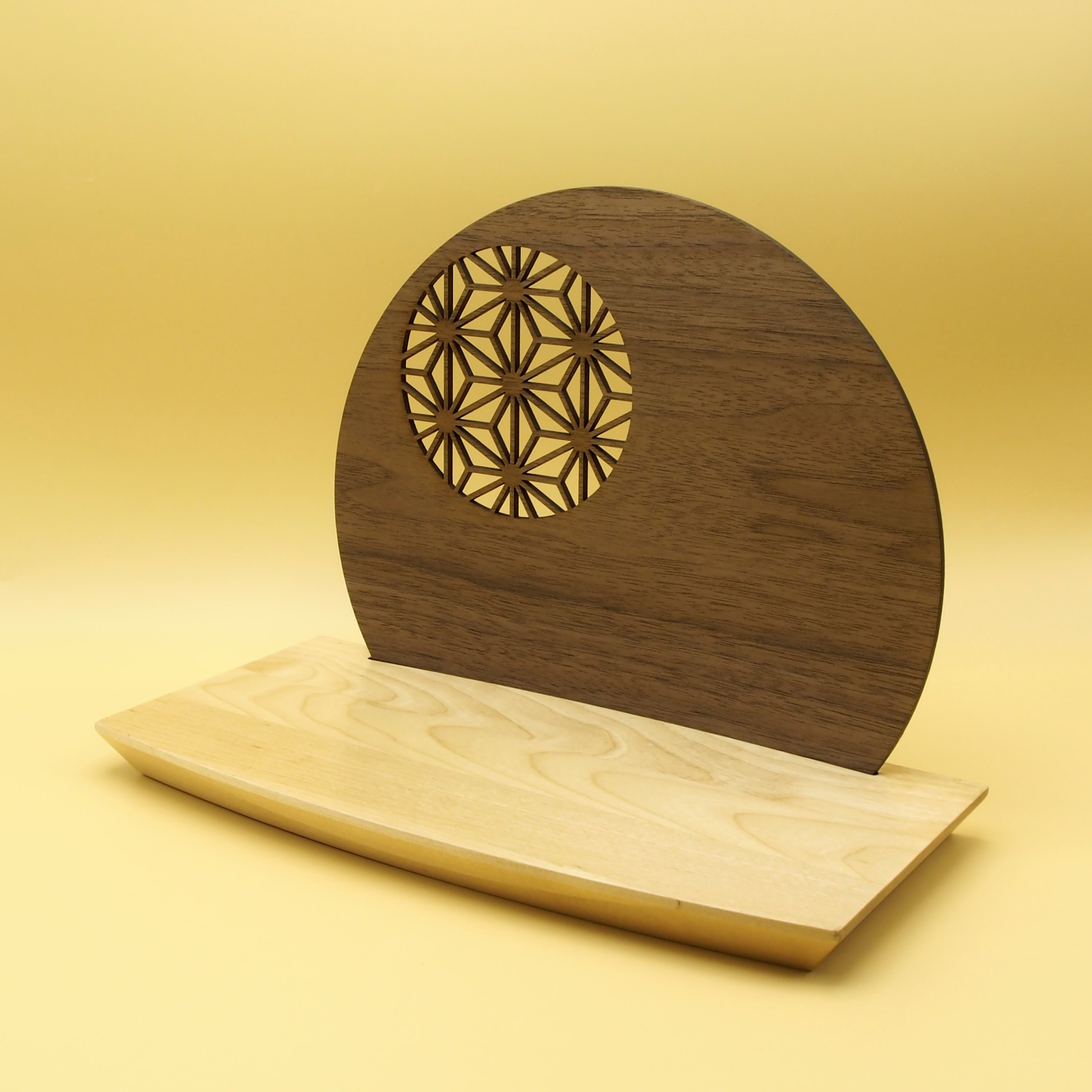 290ウッドステージ(バーチ)WN半月麻の葉