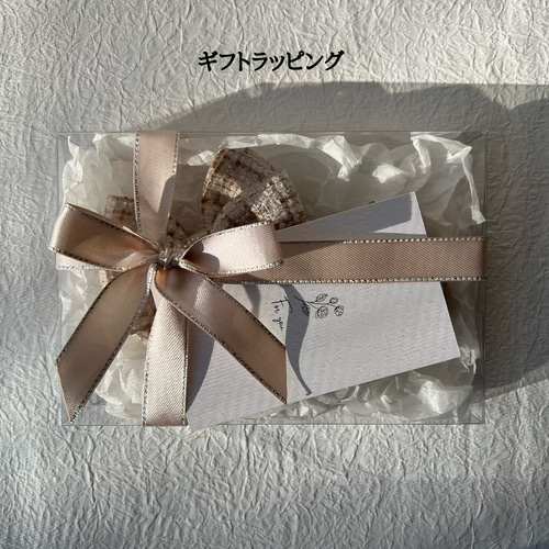 親子でお揃い♡ツイードリボン♡(わんこもお揃い可) ヘアゴム Cara