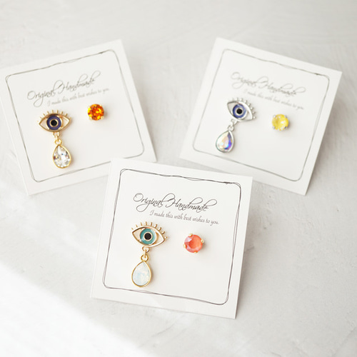 Sretsis アシンメトリー ピアス おめめ（瞳）のピアス/アシンメトリー《281_01》 ピアス