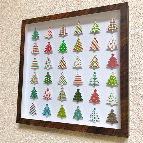 ウォールアート インテリア 壁飾り クリスマスツリー 立体・オブジェ  