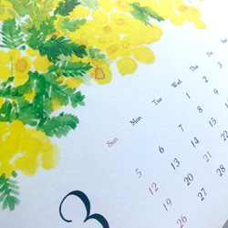 売り切りお値下げ：水彩で描く12ヶ月(バラエティ)【A4/高級特殊紙：使用後は絵画として】 9枚目の画像