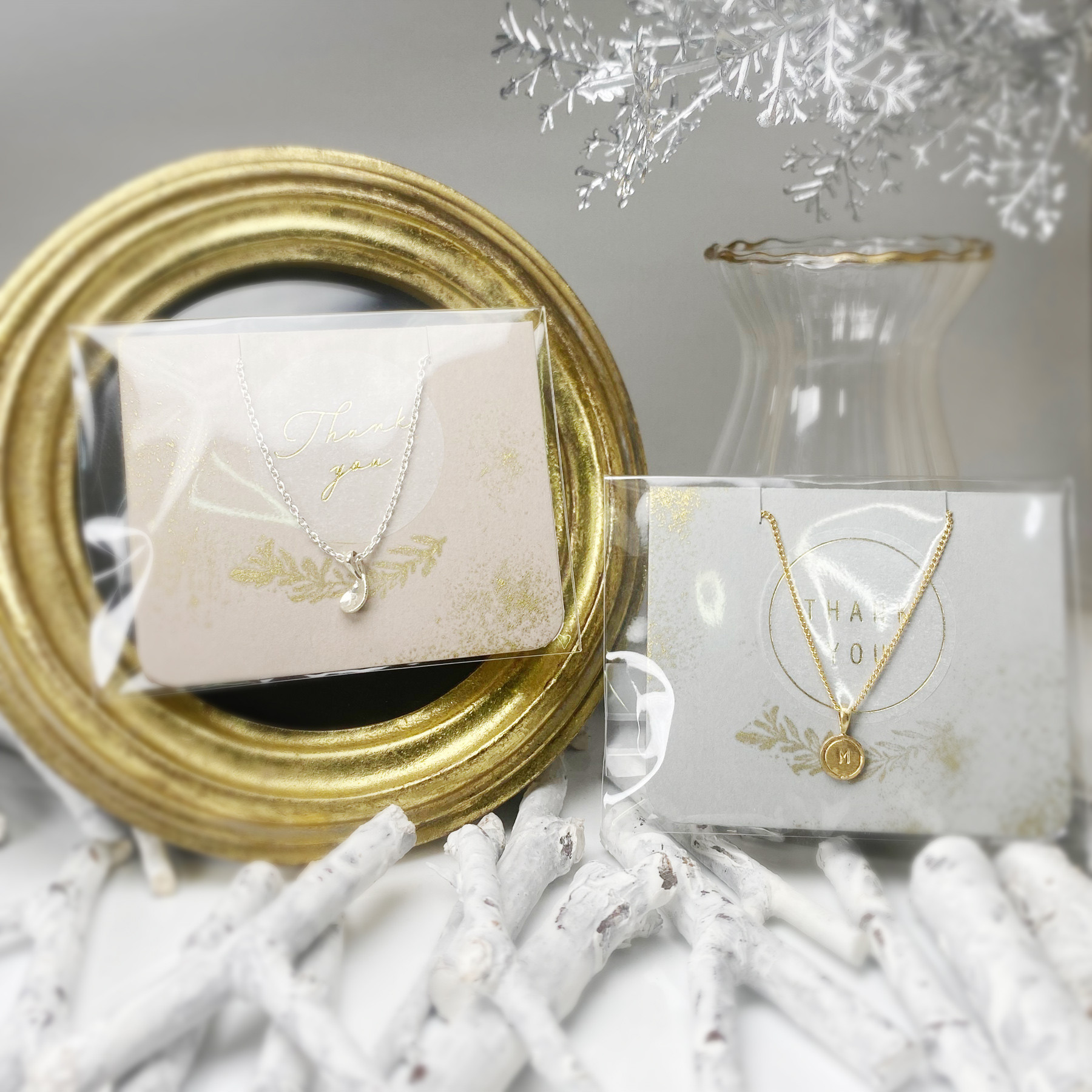 小ぶりスプーンの銀の匙ネックレス　　シルバー チェーン イニシャル 名入れ 刻印 ペンダント 真鍮 ジュエリー 40cm