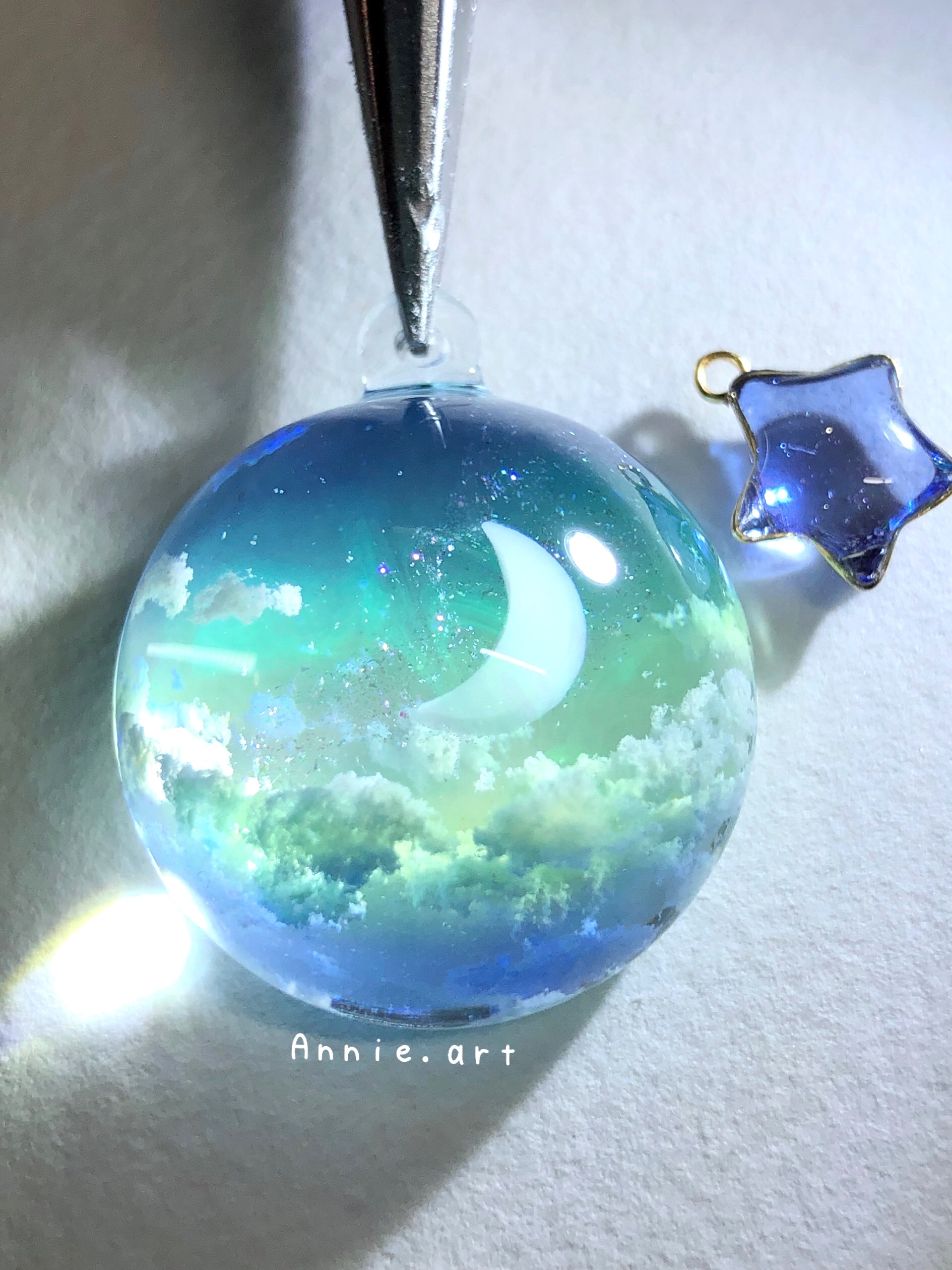 藍様おまとめ。レジン キーホルダー ペンダント 藍様おまとめ。レジン キーホルダー ペンダント