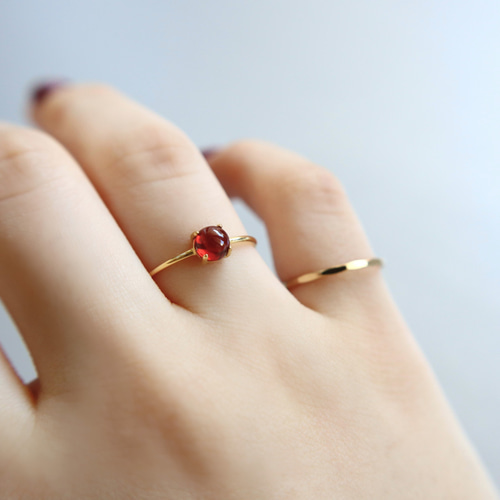 指輪　宝石質モザンビーク産ガーネットAAA リング　天然石 指輪 宝石質モザンビーク産ガーネットAAA リング 天然石 リング