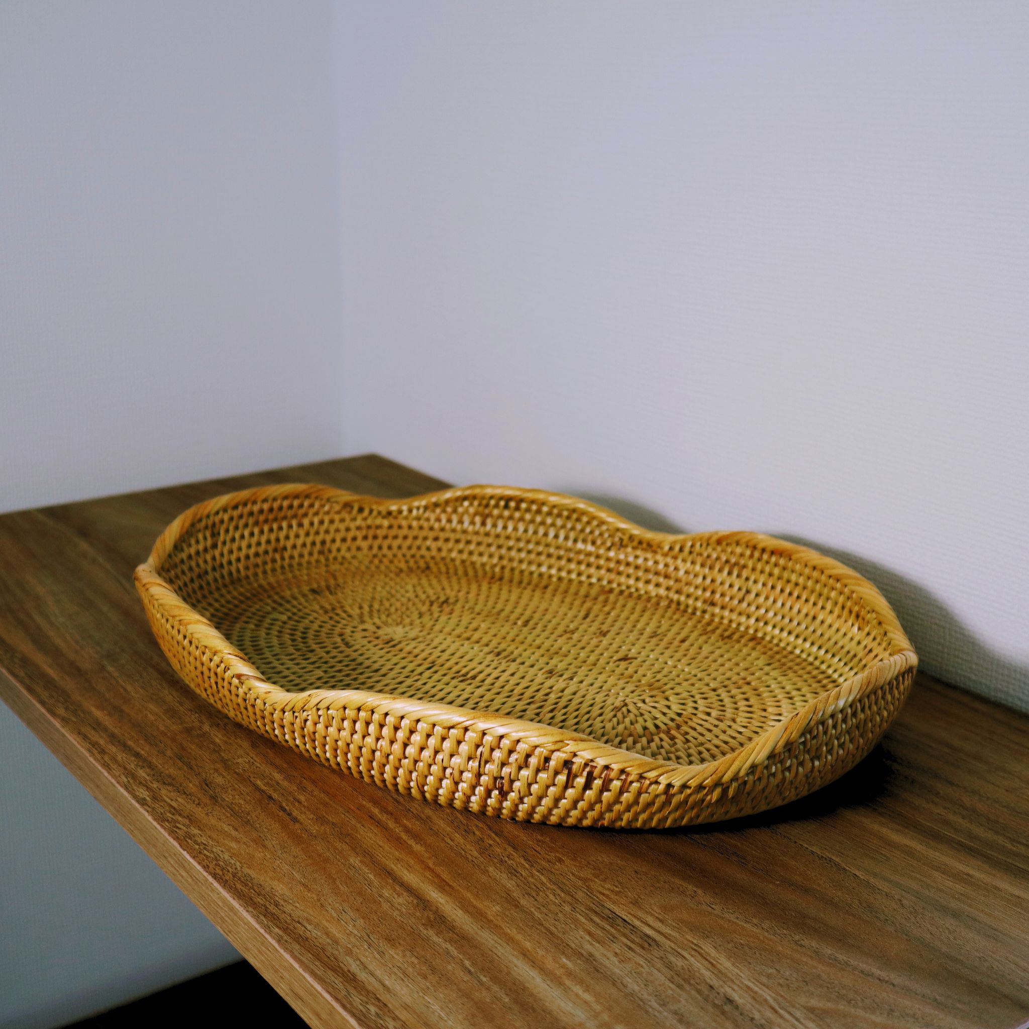 木彫りトレイ トレー【大】 やまやま 