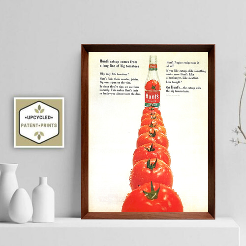 ハンツ トマト ケチャップ 1960年代 アメリカ雑誌 ヴィンテージ 広告