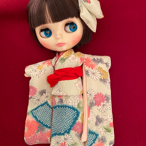 ブライス アイシードール アウトフィット 振袖着物 着せ替え服
