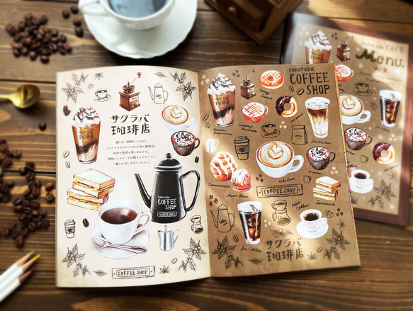 sakuraba イラスト集　sakurabaCAFE MENU vol.2 3枚目の画像