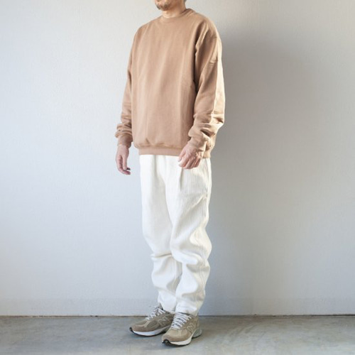 PHEENY ベージュ オーバーサイズスウェット 【公式通販】