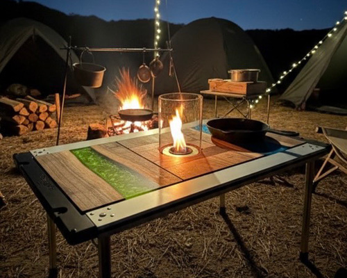 IGT用バイオエタノール暖炉 Type2 YURAGI ローテーブル・リビング