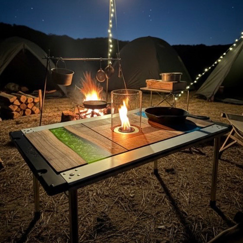 IGT用バイオエタノール暖炉 Type2 YURAGI ローテーブル・リビング