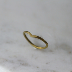 Secret heart Ring　真鍮 2枚目の画像