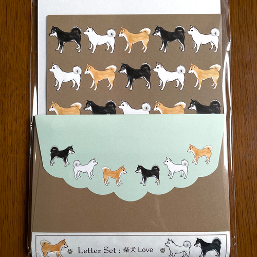 Letter Set 柴犬Love レターセット Book Farm 通販 15128288｜Creema