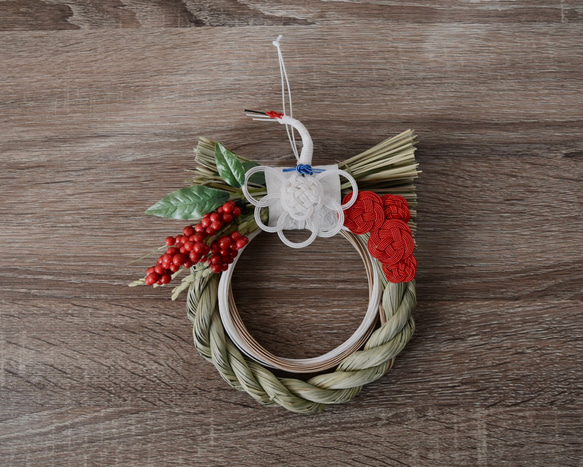 out imuimu様 ナチュラル モダン 2016しめ縄 リース out imuimu様 ナチュラル モダン 2016しめ縄 リース