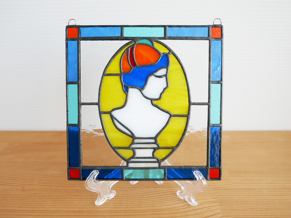 ステンドグラス ミニパネル トルソー 15cm 5枚目の画像