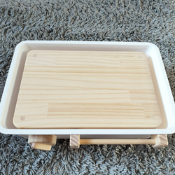 ミニテーブル　おままごとキッチン　卓上　木製　おもちゃ　プレゼント 3枚目の画像